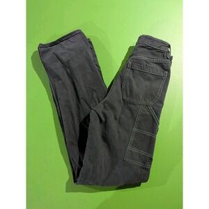 Pacsun Utility Cargo Skater Jeans Slim Dark Forest Green 22" Waist 31" Inseam